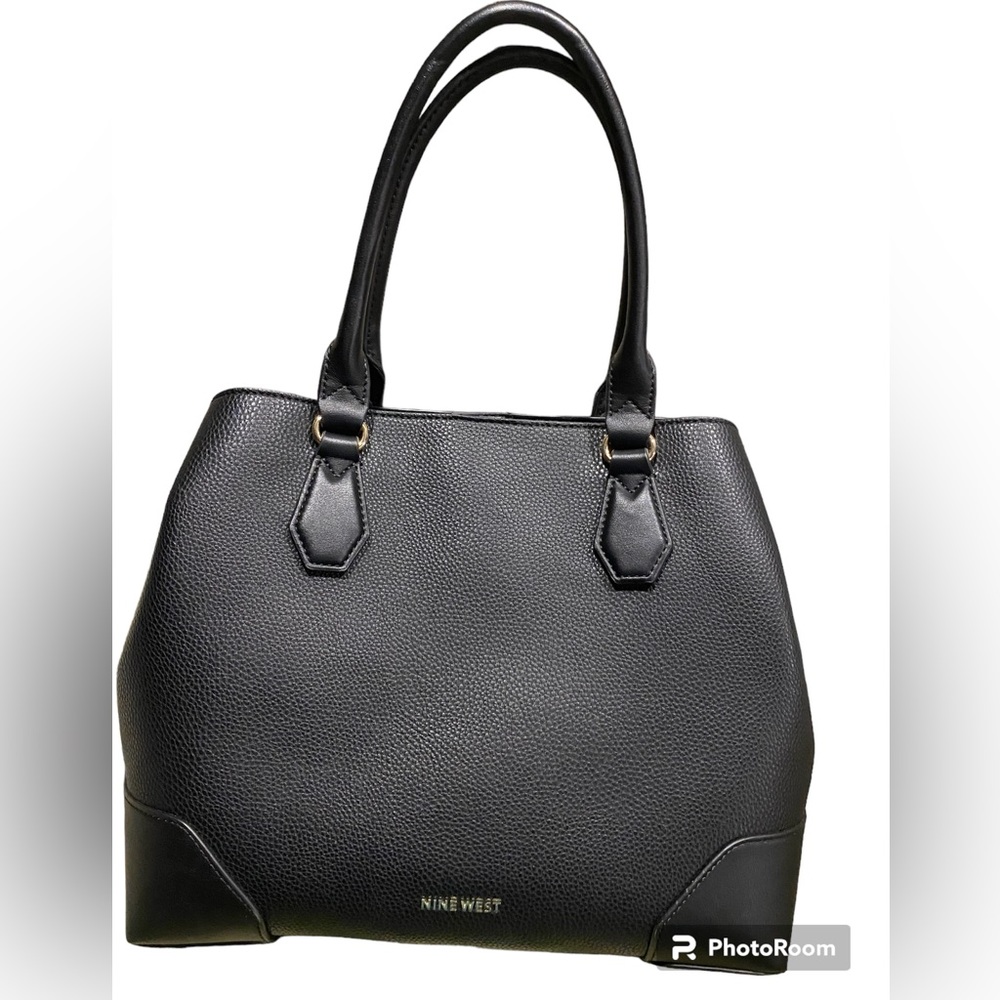 Nine West Blk Leather Purse